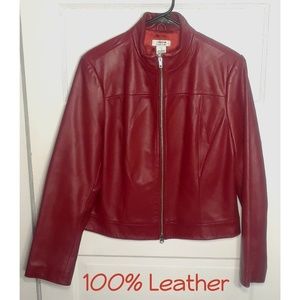 100% Leather Womans Jacket